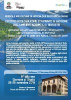 VIII edition study-days : "Research and application of ecotoxicological methodologies" VIII edition study-days : "Research and application of ecotoxicological methodologies"