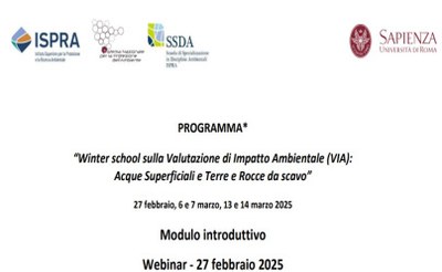 Winter School on Environmental Impact Assessment Winter School on Environmental Impact Assessment